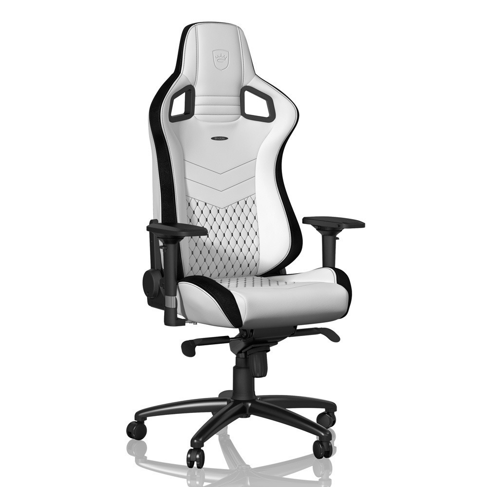 Кресло игровое Noblechairs EPIC NBL-PU-WHT-001 PU Leather white/black