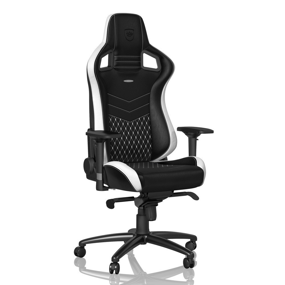 Кресло игровое Noblechairs EPIC NBL-RL-EPC-001 Real Leather black/white/red