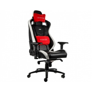 Кресло игровое Noblechairs EPIC NBL-RL-EPC-001 Real Leather black/white/red