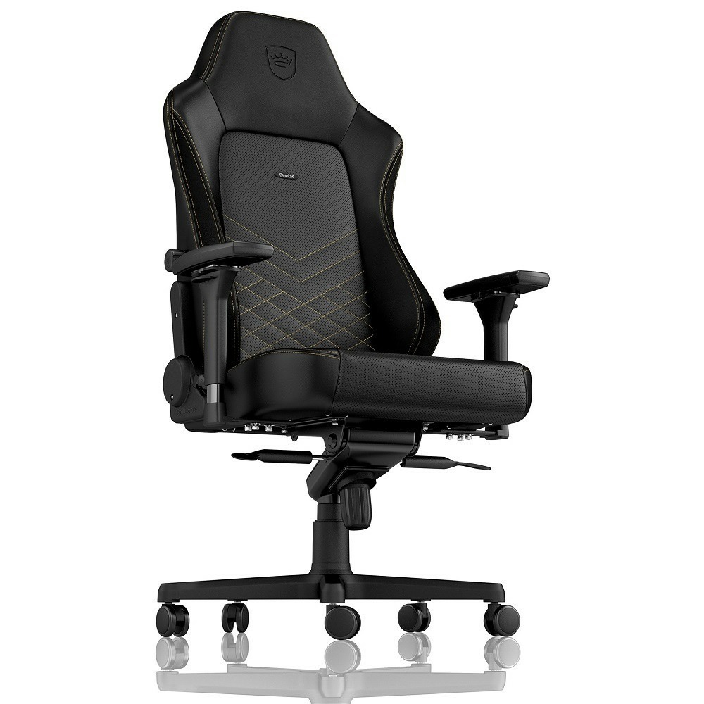 Кресло игровое Noblechairs HERO NBL-HRO-PU-GOL PU Leather black/gold