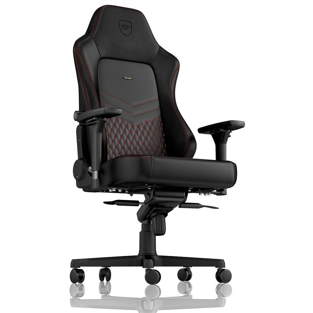 Кресло игровое Noblechairs HERO NBL-HRO-RL-BRD Real Leather black/red