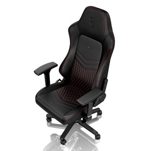 Кресло игровое Noblechairs HERO NBL-HRO-RL-BRD Real Leather black/red