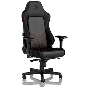 Кресло игровое Noblechairs HERO NBL-HRO-RL-BRD Real Leather black/red