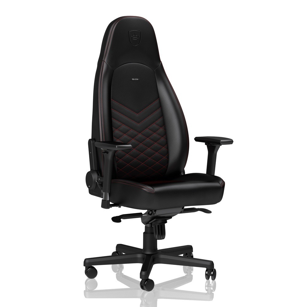 Кресло игровое Noblechairs ICON NBL-ICN-PU-BRD PU Leather black/red