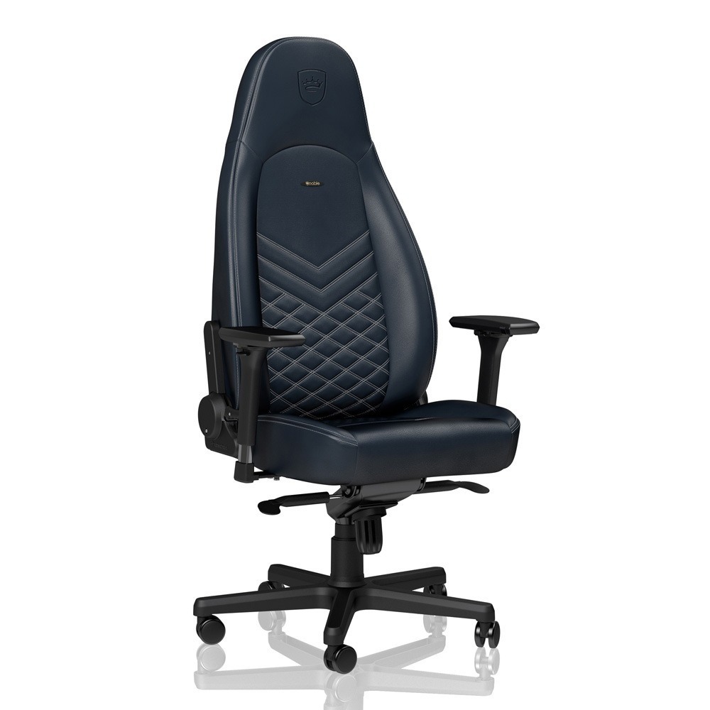 Кресло игровое Noblechairs ICON NBL-ICN-RL-MBG Real Leather midnight blue/graphite