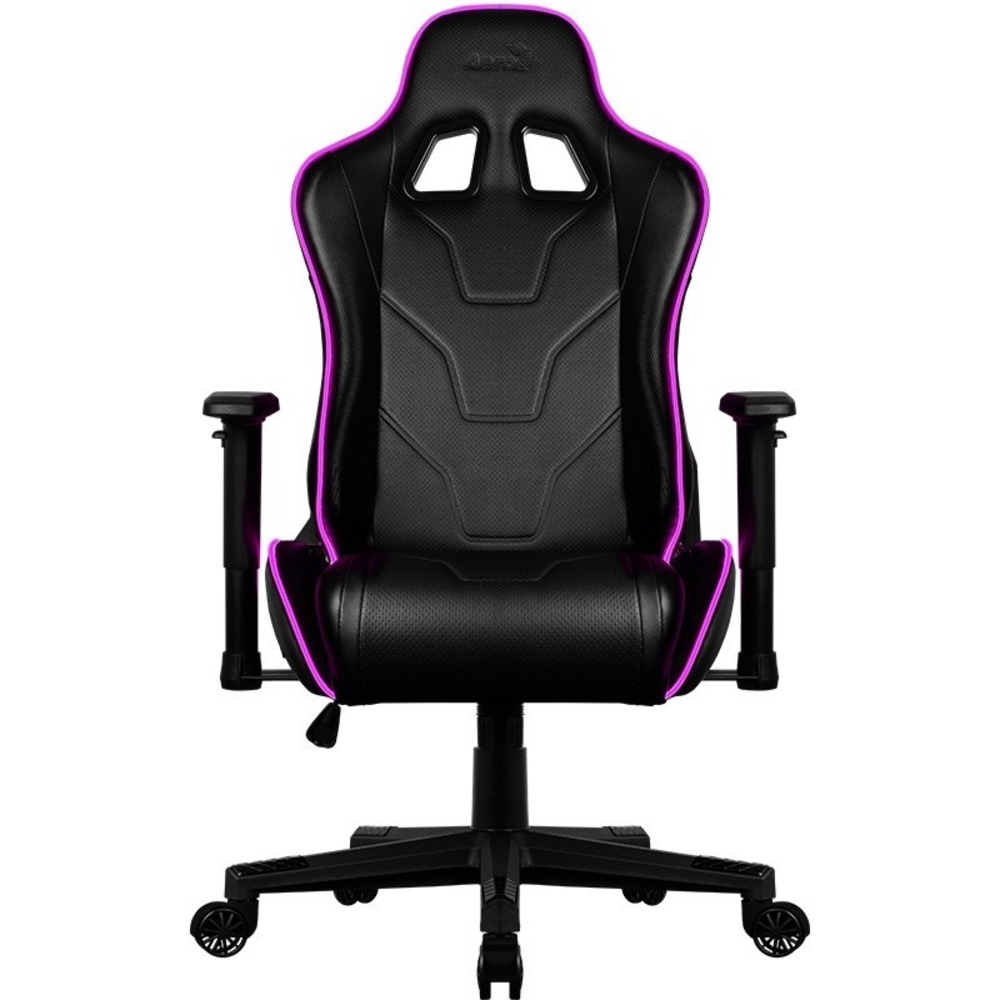 Кресло игровое Aerocool AC220 AIR RGB-B black