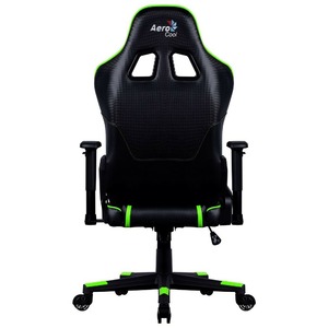 Кресло игровое Aerocool AC220 AIR-BG black/green