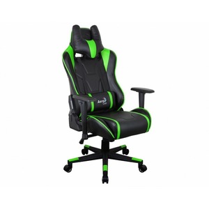 Кресло игровое Aerocool AC220 AIR-BG black/green