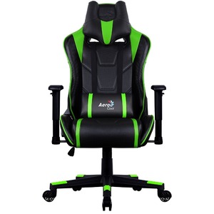 Кресло игровое Aerocool AC220 AIR-BG black/green