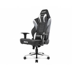 Кресло игровое AKRacing MAX AK-MAX-WHITE blackwhite