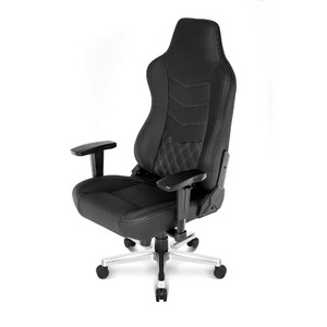 Кресло игровое AKRacing ONYX DELUX ONYX-K901BRL-BLACK Real Leather black