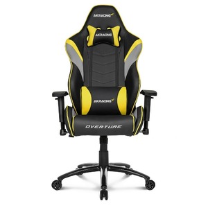 Кресло игровое AKRacing OVERTURE YELLOW black yellow