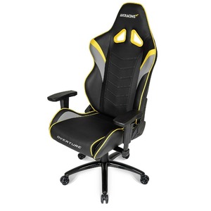 Кресло игровое AKRacing OVERTURE YELLOW black yellow