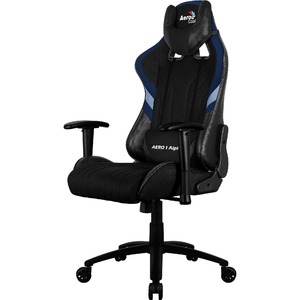 Кресло игровое Aerocool AERO 1 Alpha black/blue