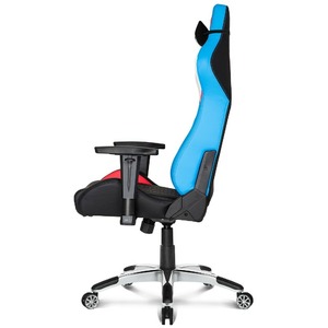 Кресло игровое AKRacing PREMIUM AK-7001-TRIO black white blue red