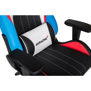 Кресло игровое AKRacing PREMIUM AK-7001-TRIO black white blue red