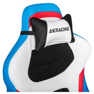 Кресло игровое AKRacing PREMIUM AK-7001-TRIO black white blue red