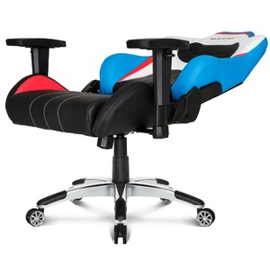 Кресло игровое AKRacing PREMIUM AK-7001-TRIO black white blue red