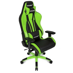 Кресло игровое AKRacing PREMIUM Plus AK-PPLUS-GN black green