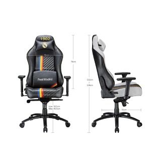 Кресло игровое Tesoro Real Madrid MB730-RM White