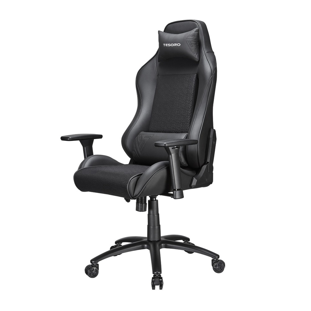 Кресло игровое Tesoro Alphaeon S2 TS-F717 Black/Mesh Fabric