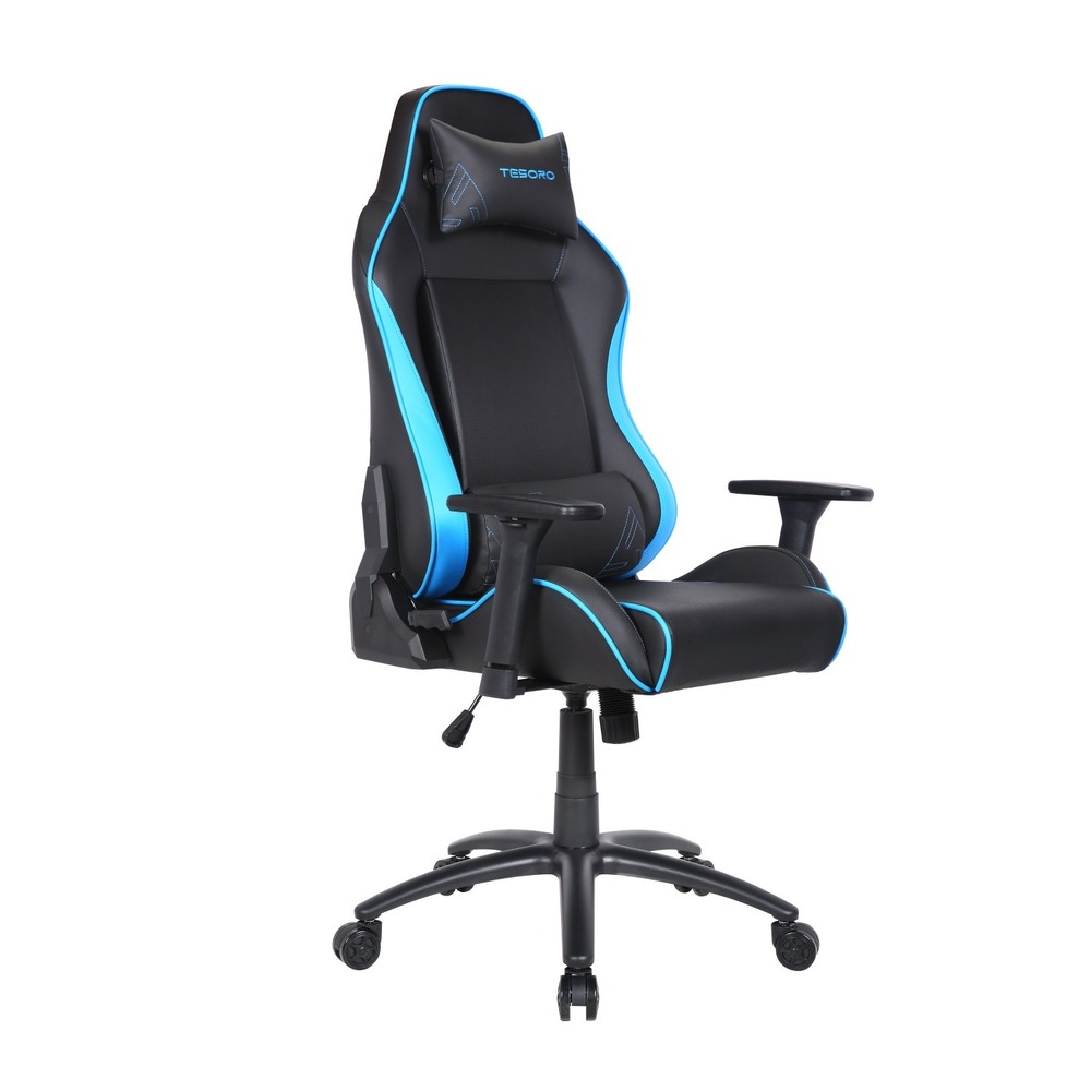 Кресло игровое Tesoro Alphaeon S1 TS-F715 Black/Blue
