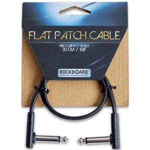 Патч кабель для гитарных эффектов ROCKBOARD RBO CAB PC F 30 BLK