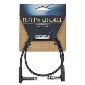 Патч кабель для гитарных эффектов ROCKBOARD RBO CAB PC F 45 BLK 0.45m