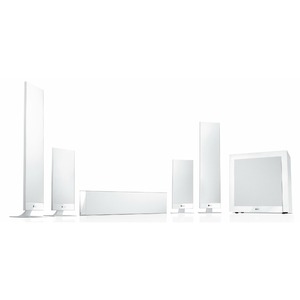 Комплект акустических систем KEF T205 System White + Marantz NR1510 silver gold