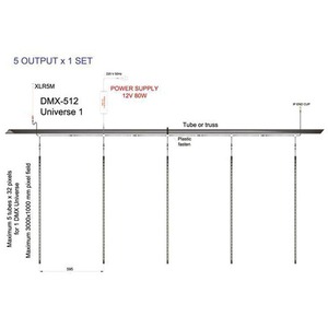 Пиксельные трубки Stage4 MAPIX dmx TUBE 32 100