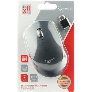 Мышь беспроводная Gembird MUSW-352