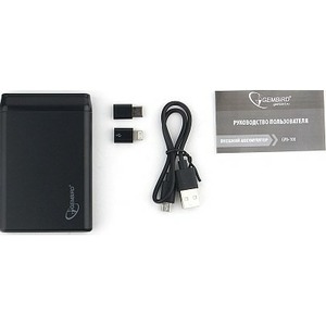 Внешний аккумулятор Gembird GPB-100