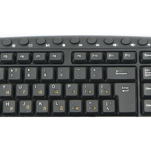 Проводная клавиатура Gembird KB-8340UM-BL