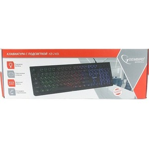 Клавиатура игровая Gembird KB-240L