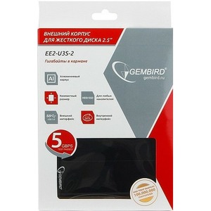 Корпус для жёсткого диска Gembird EE2-U3S-2