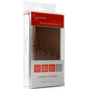 Корпус для жёсткого диска Gembird EE2-U2S-70L-BR