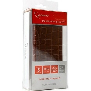 Корпус для жёсткого диска Gembird EE2-U3S-70L-BR