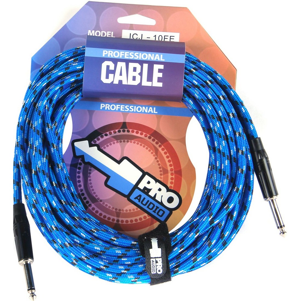 Кабель аудио 1xJack - 1xJack ProAudio ICJ-10FE 10.0m