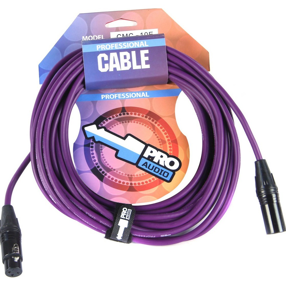 Кабель аудио 1xXLR - 1xXLR ProAudio CMC-1E 1.0m