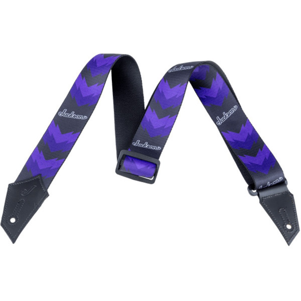 Ремень для гитары JACKSON STRAP JACKSON DBL V BLK/PUR