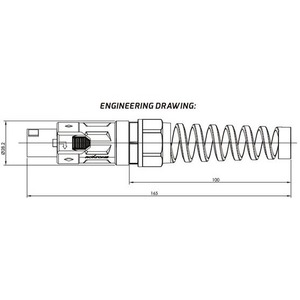 Разъем SpeakON 4-Pin Roxtone RS4FX-N