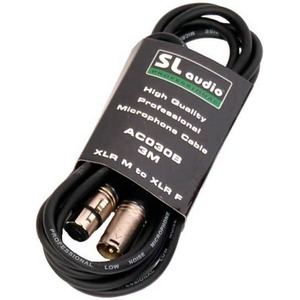 Кабель аудио 1xXLR - 1xXLR SL AUDIO AC030B 3.0 m
