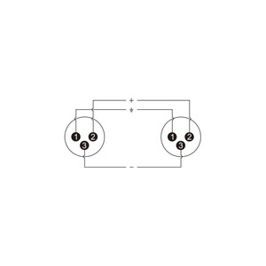 Переходник XLR - XLR Roxtone RA3XMM