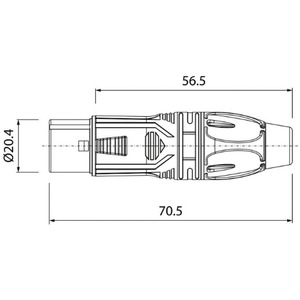 Разъем XLR (Мама) Roxtone RX3F-NS