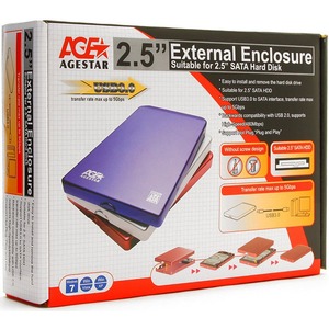 Корпус для жёсткого диска AgeStar 3UB2O1 (BLACK)