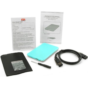 Корпус для жёсткого диска AgeStar 3UB2O7 (BLUE)