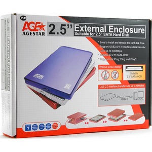 Корпус для жёсткого диска AgeStar SUB2O1 (BLACK)