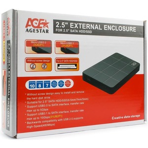 Корпус для жёсткого диска AgeStar 3UB2P1
