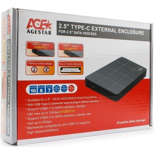 Корпус для жёсткого диска AgeStar 3UB2P1C