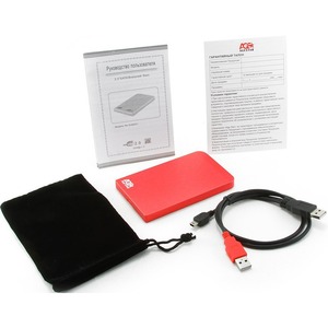 Корпус для жёсткого диска AgeStar SUB2O1 (RED)